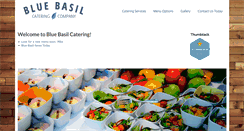 Desktop Screenshot of bluebasilcatering.com